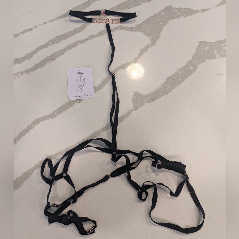 Savage X Fenty Kiss It Body Harness (XS-XL) - Picture 2 of 9